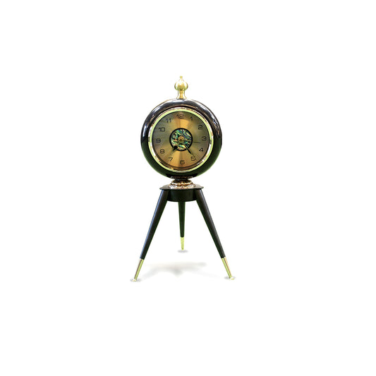 Modern Tripod Table Clock - Black IDC214-A27