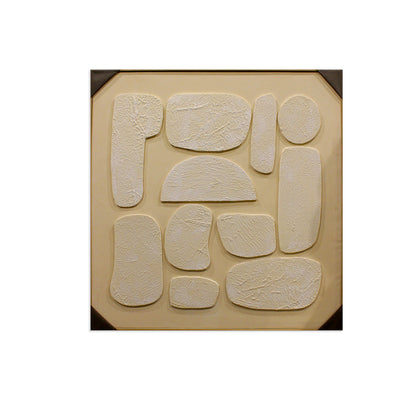 Organic Textured Pebble Abstract Wall Frame IDC58-A11