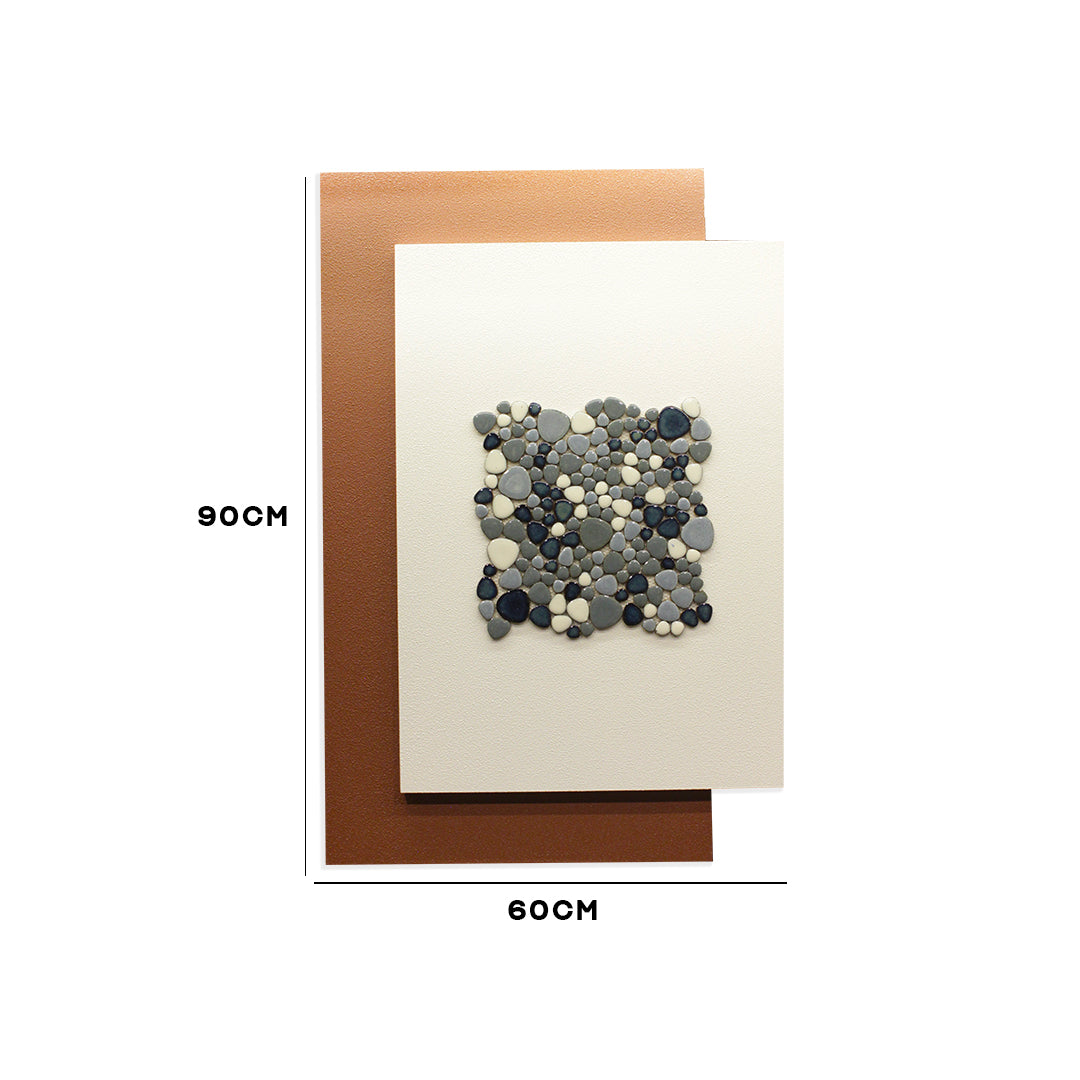 Pebble Fusion Textured Wall Frame IDC111-A53