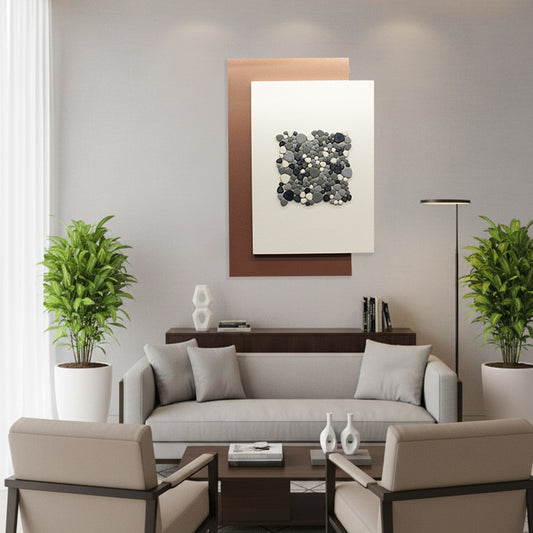 Pebble Fusion Textured Wall Frame IDC111-A53