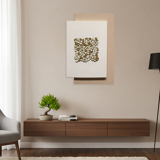 Pebble Harmony Abstract Wall Frame IDC111-A52