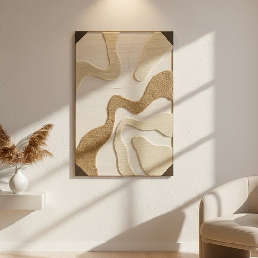 Textured Looped Tufted Wall Frame IDC58-A7