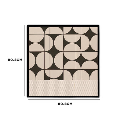 Retro Circles Abstract Wall Art ID22-320
