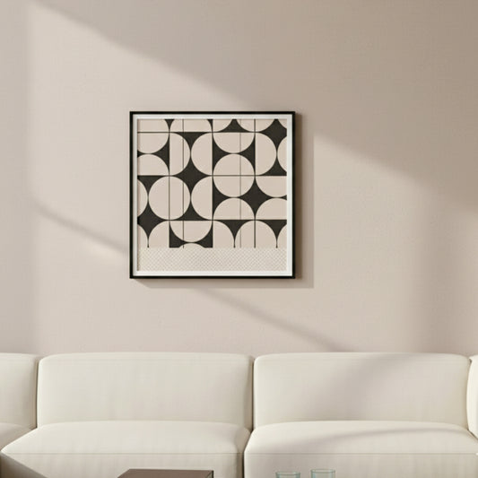 Retro Circles Abstract Wall Art ID22-320