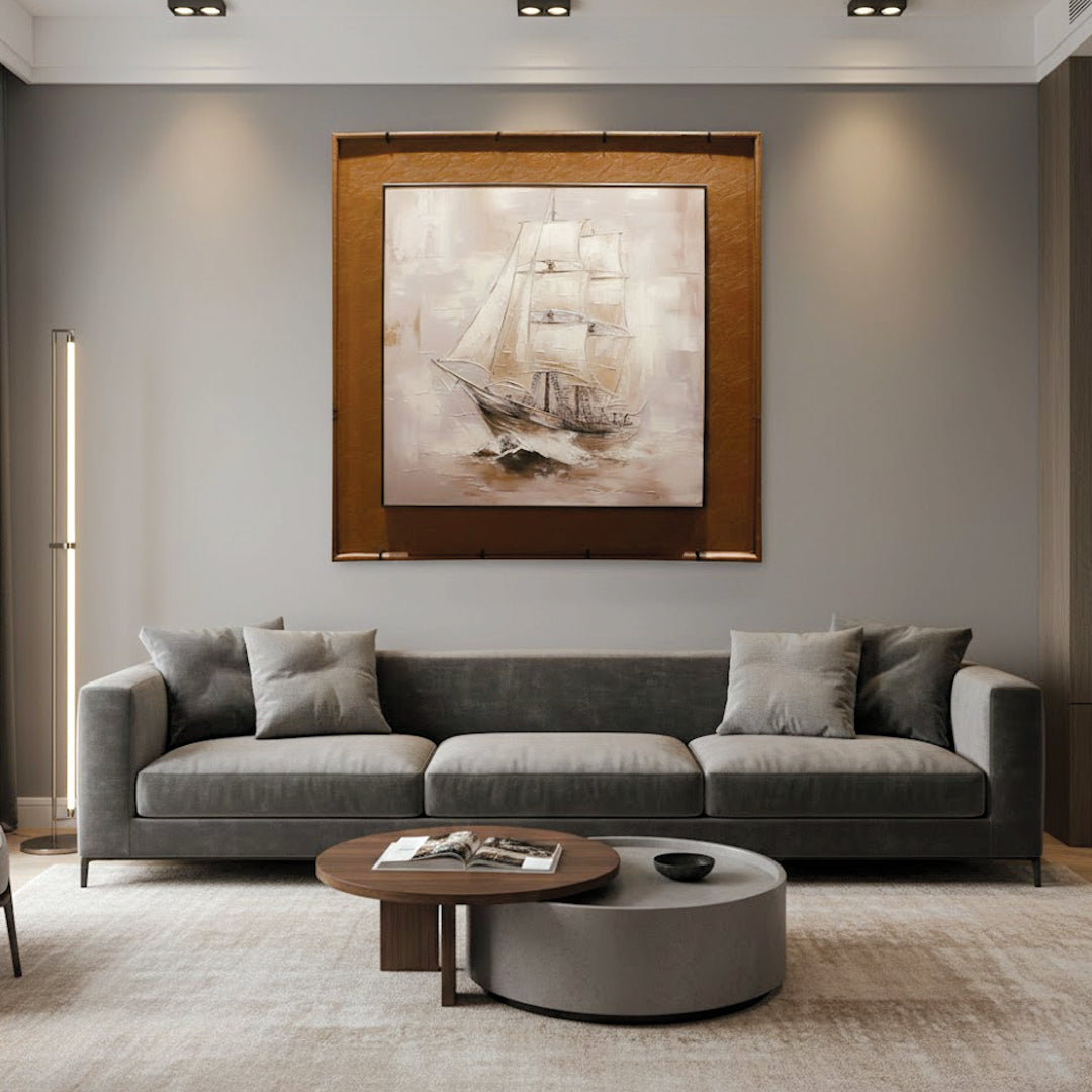 Sailing Ship  Wall Frame IDC211-A4