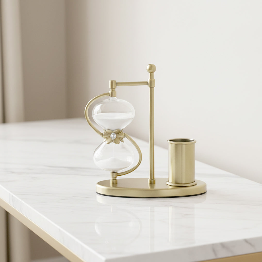 Hourglass Decor with Pen Holder IDC133-A24