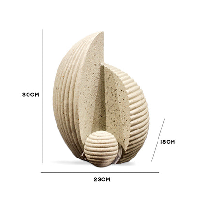 Shell-Inspired Textured Showpiece IDC232-A4