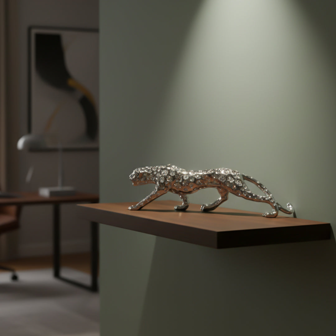 Silver Panther Showpiece IDC78-A16