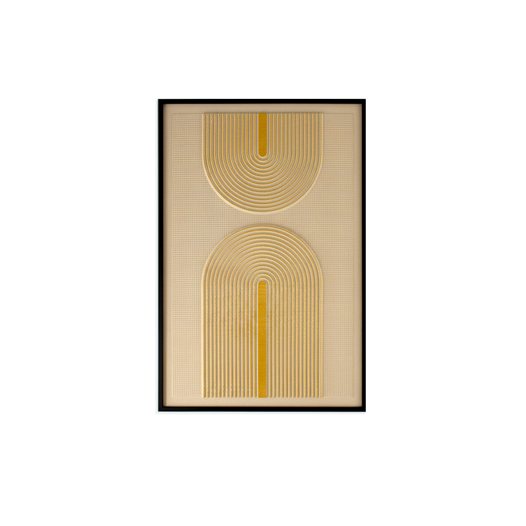 Sunburst Mid-Century Modern Arch Wall Frame IDC121-A40