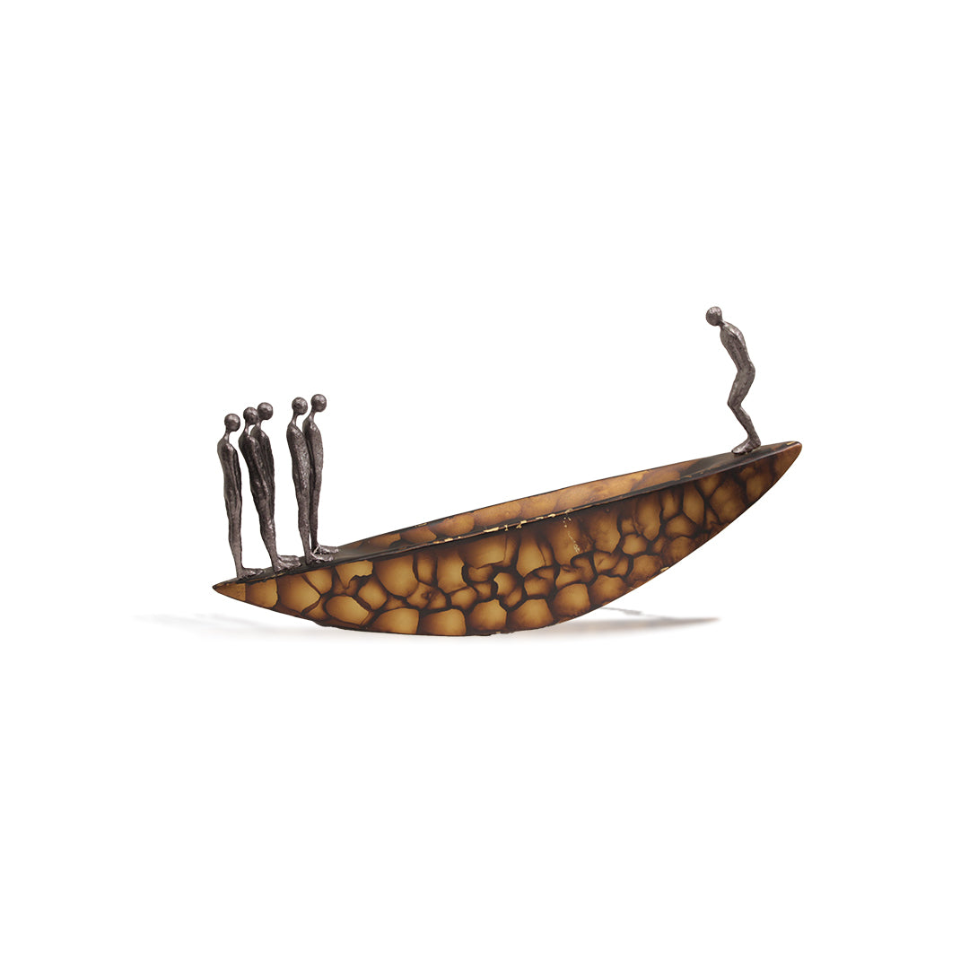 The Crossing Minimalist Boat Sculpture IDC244-A8