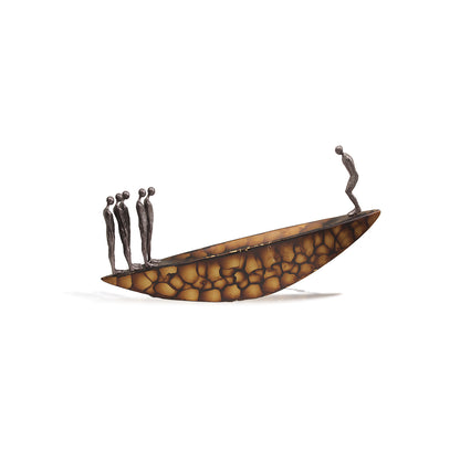 The Crossing Minimalist Boat Sculpture IDC244-A8