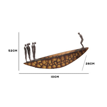 The Crossing Minimalist Boat Sculpture IDC244-A8