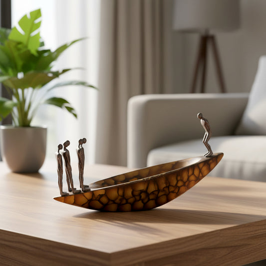 The Crossing Minimalist Boat Sculpture IDC244-A8
