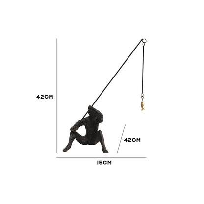 The Patient Angler Abstract Figurine  IDC244-A6