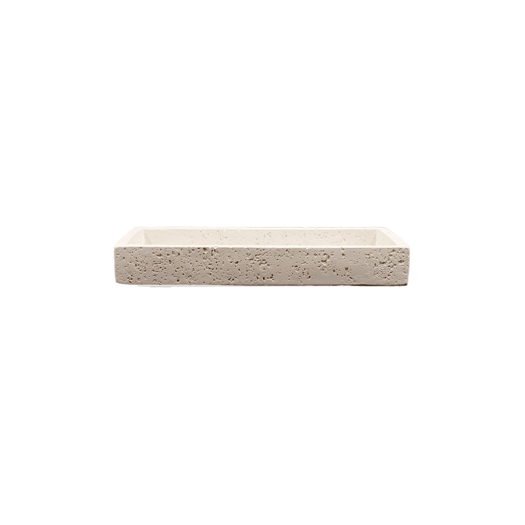 Minimal Stone Trinket Tray -  Rectangular Large Showpiece IDC233-A21
