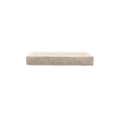 Minimal Stone Trinket Tray -  Rectangular Large Showpiece IDC233-A21