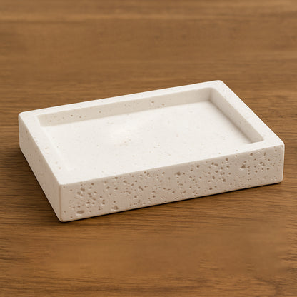 Minimal Stone Trinket Tray -  Rectangular Large Showpiece IDC233-A21
