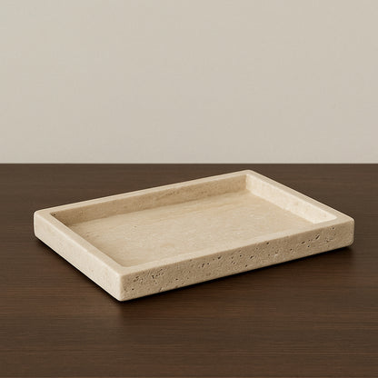 Minimal Stone Trinket Tray -  Rectangular Small Showpiece IDC233-A20