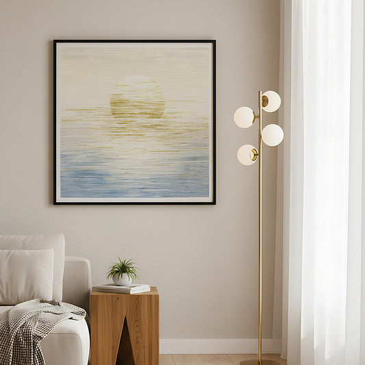 Tufted Wavy Abstract Luxe Wall Frame IDC62-A96