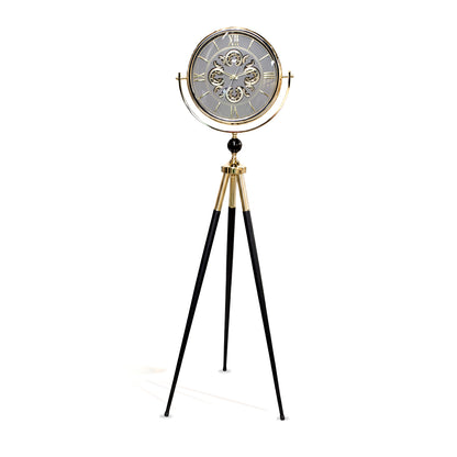 Vintage Style Tripod Floor Clock - Grey IDC214-A34
