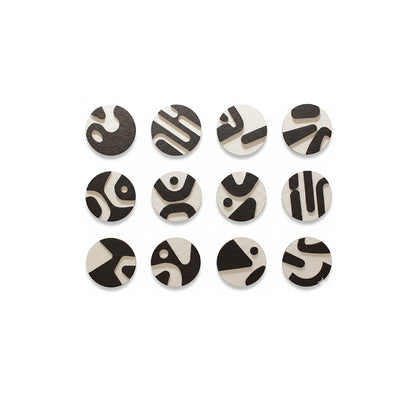 Modular Abstract Disc Wall Art Set ID37-132