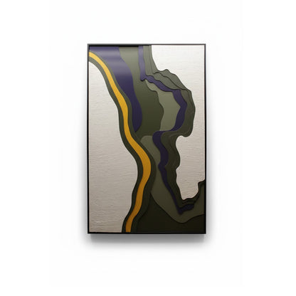 Abstract Layered 3D Wall Art ID37-126