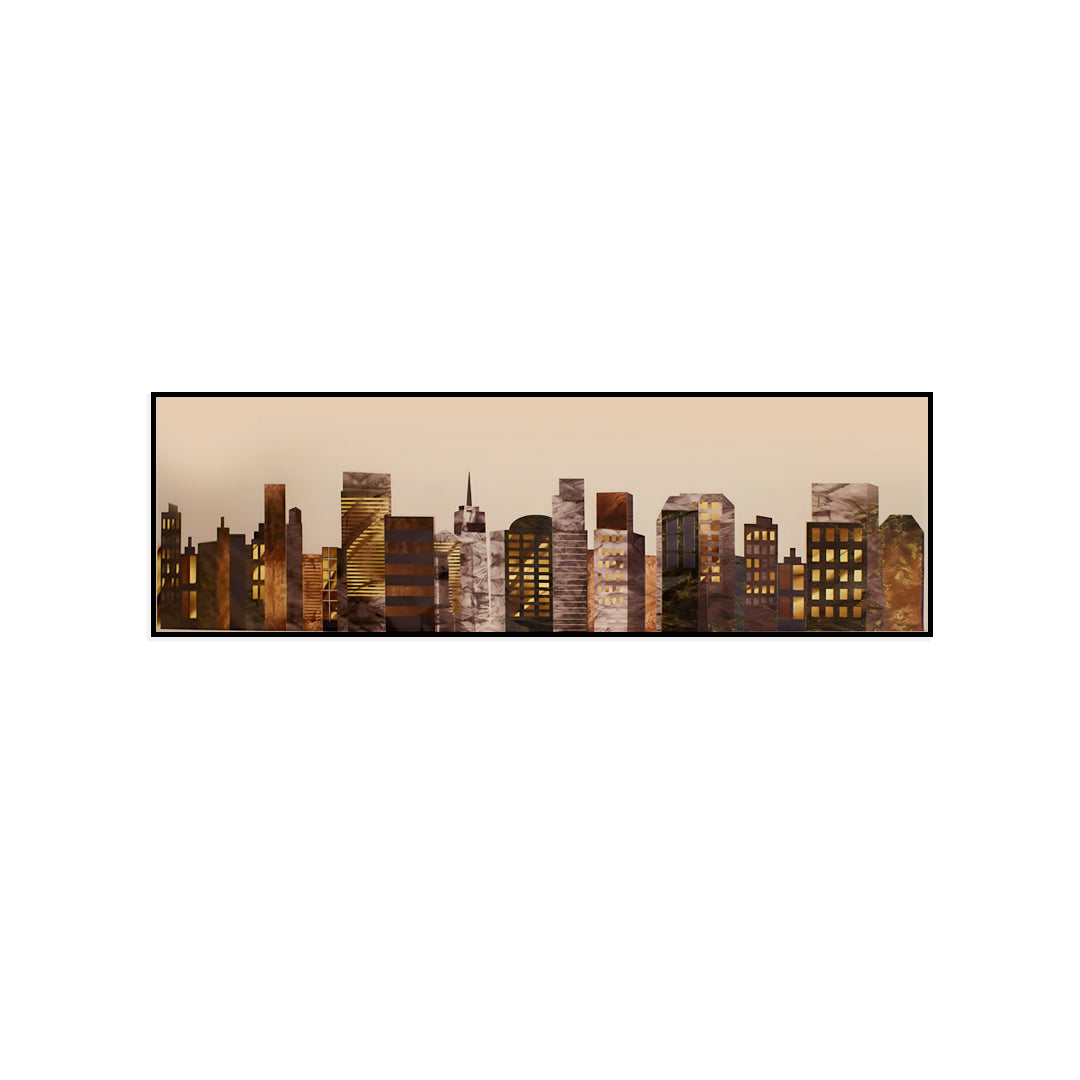 Panoramic Cityscape Wall Art IDC62-A127