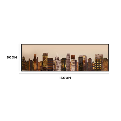 Panoramic Cityscape Wall Art IDC62-A127