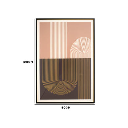 Mid-Century Geometric Arch Wall Frame IDC62-A79