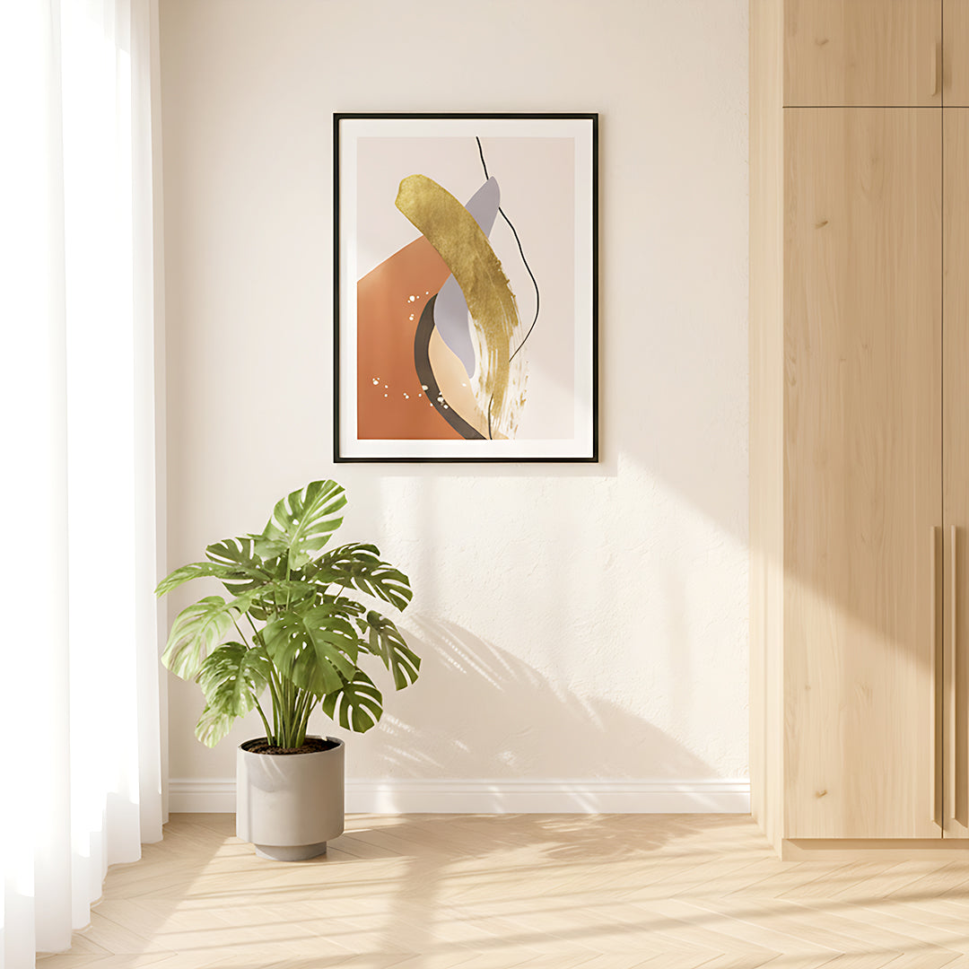 Contemporary Abstract Wall Frame IDC62-A111