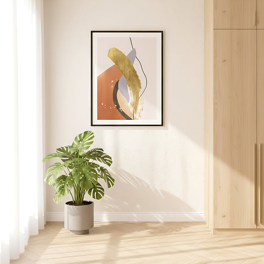 Contemporary Abstract Wall Frame IDC62-A111