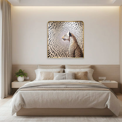 Designer Leopard Wall Frame IDC211-A6