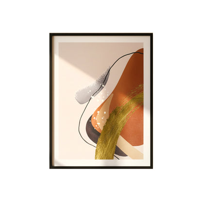 Mid-Century Modern Abstract Wall Frame IDC62-A109
