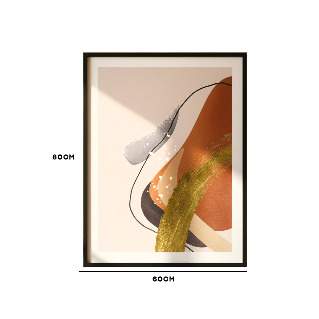 Mid-Century Modern Abstract Wall Frame IDC62-A109