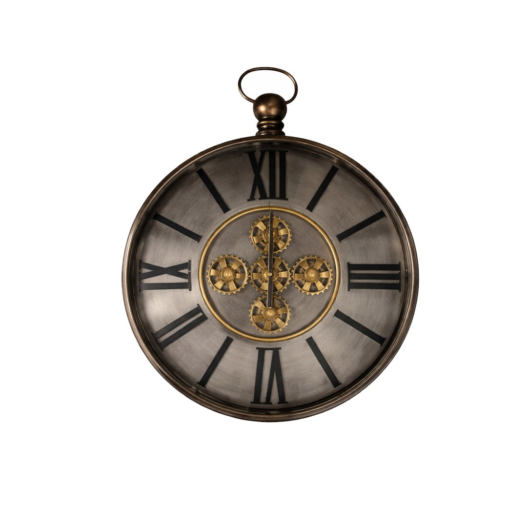 Modern Black Metal Clock IDC209-A19