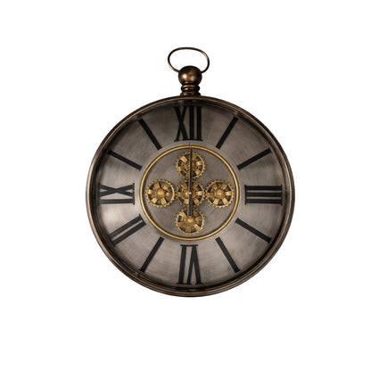 Modern Black Metal Clock IDC209-A19