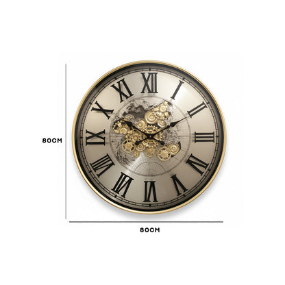 Luxury Gold Roman Numeral Wall Clock IDC209-A20