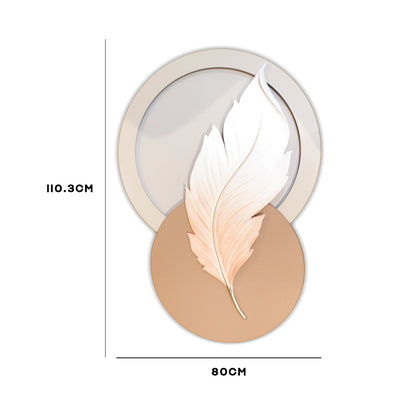 White Feather 3D Wall Art IDC169-A34