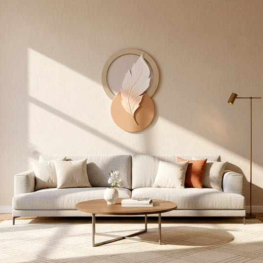 White Feather 3D Wall Art IDC169-A34