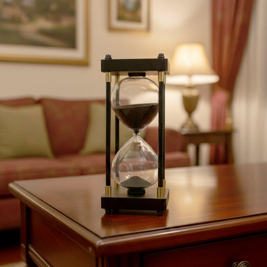 Wood Frame Sand Timer Clock  IDC133-A27