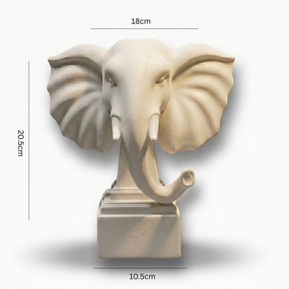 Majestic Elephant Head Showpiece IDC71-A191