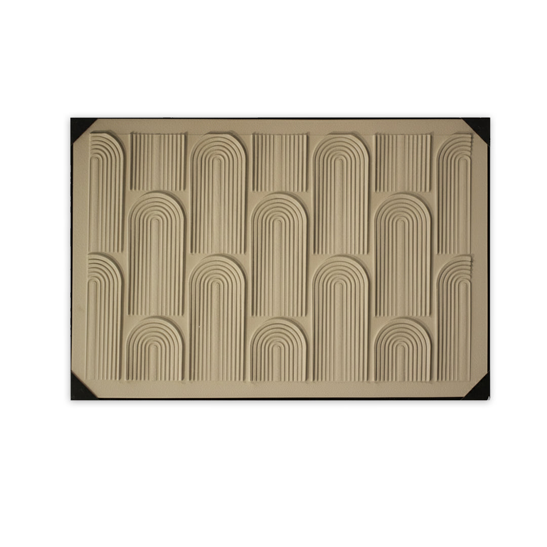Mid-Century Modern Arch Relief Wall Frame IDC121-A29