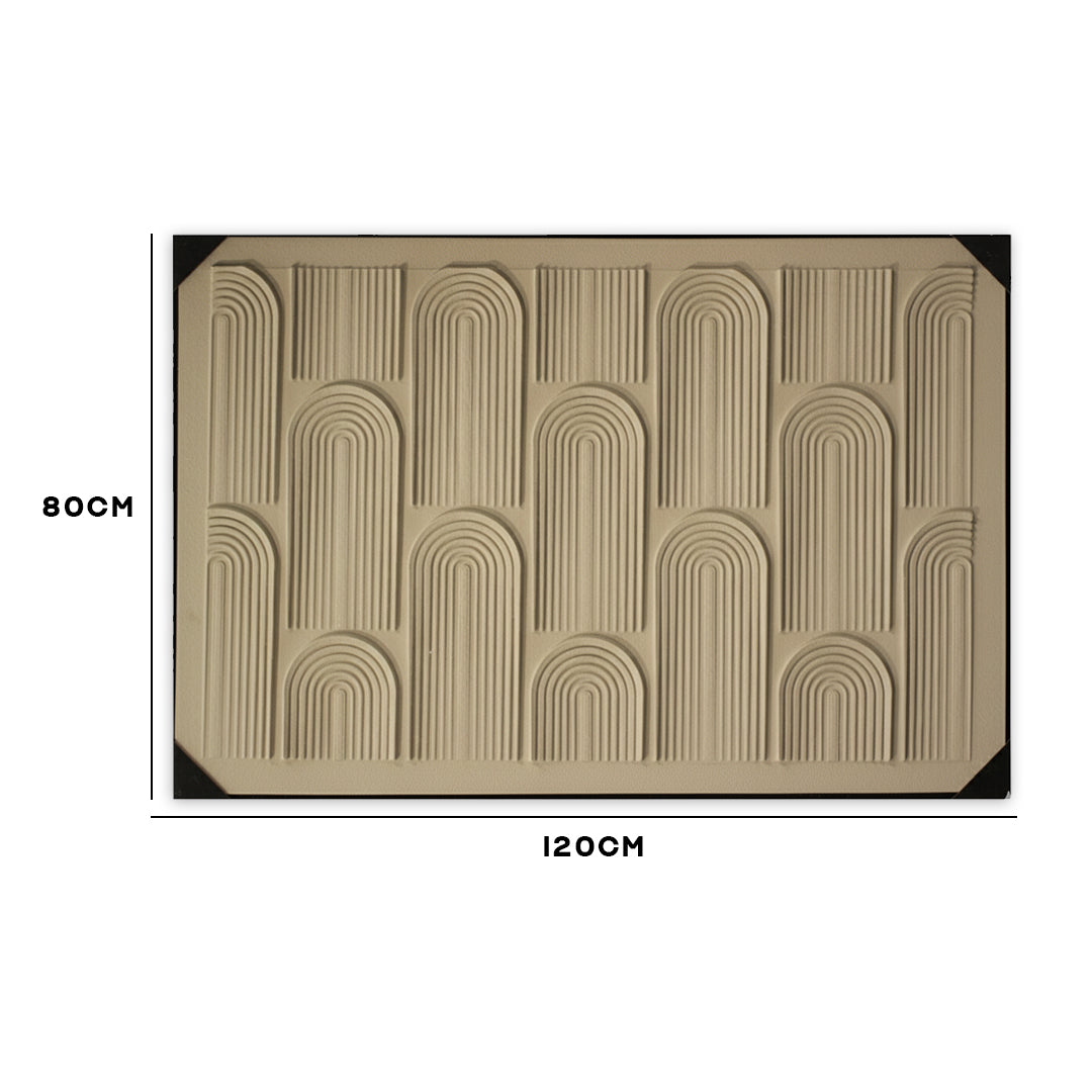 Mid-Century Modern Arch Relief Wall Frame IDC121-A29