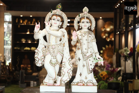 Marble Radha Krishna Ji